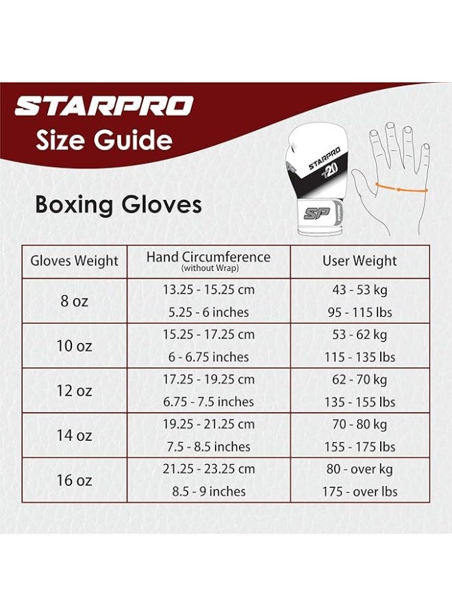 ستاربرو جوانتي ملاكمة الضربة القاضية كيه او للكمات قوية وسريعة للرجال والنساء من ستاربرو، وزن 283 جرام و340 جرام وأحجام أخرى -معدات ملاكمة-جوانتي ملاكمة-مستلزمات ملاكمة-أدوات رياضية -جوانتي للمبتدئين - Image 3
