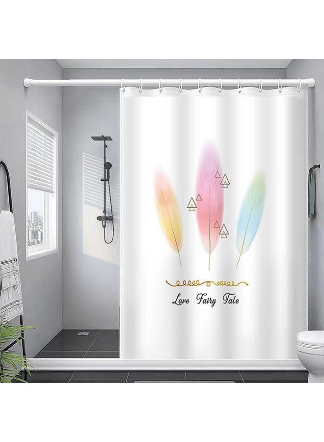 Bluejw Toilet Non-perforated Shower Curtain Suit Thickened Waterproof Mildew-proof Door Curtain Magnetic Water Barrier Suit Bathroom Partition Curtain  - Image 5
