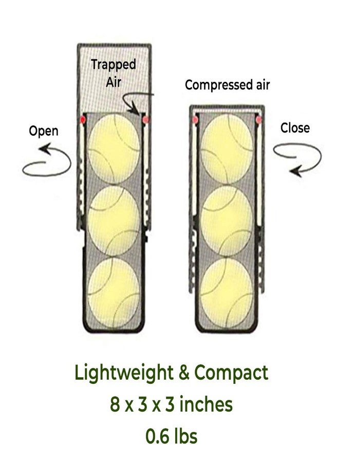 Gexco Tennis Ball Saver - Pressurized Tennis Ball Storage That Keeps Balls Bouncing Like New - Image 4