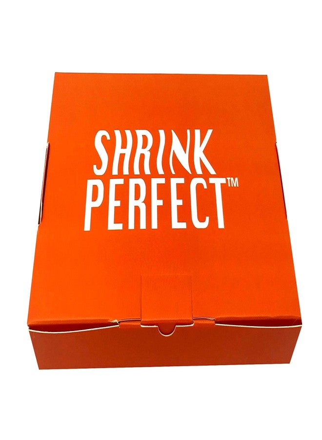 Shrink Perfect شريط انكماش شفاف مثقب من شرينك بيرفكت لبرطمانات طويلة سعة 8 أونصة، وبرطمانات قصيرة سعة 4 أونصة، وبرطمانات ماسون ذات الفتحة العادية، يناسب البرطمانات من 2 1/2 بوصة إلى 2 3/4 بوصة (عبوة من 100 قطعة) - Image 2
