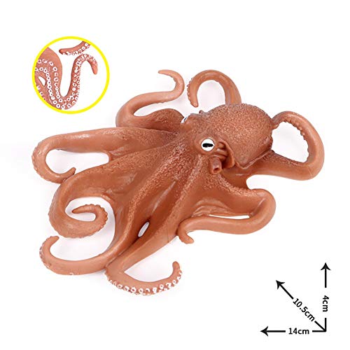 DOYIFUN Simulated Octopus Model Figure Toy Realistic Sea Life Animal Figurines Collection Playset Science Educational Props ToysOctopus - Image 5