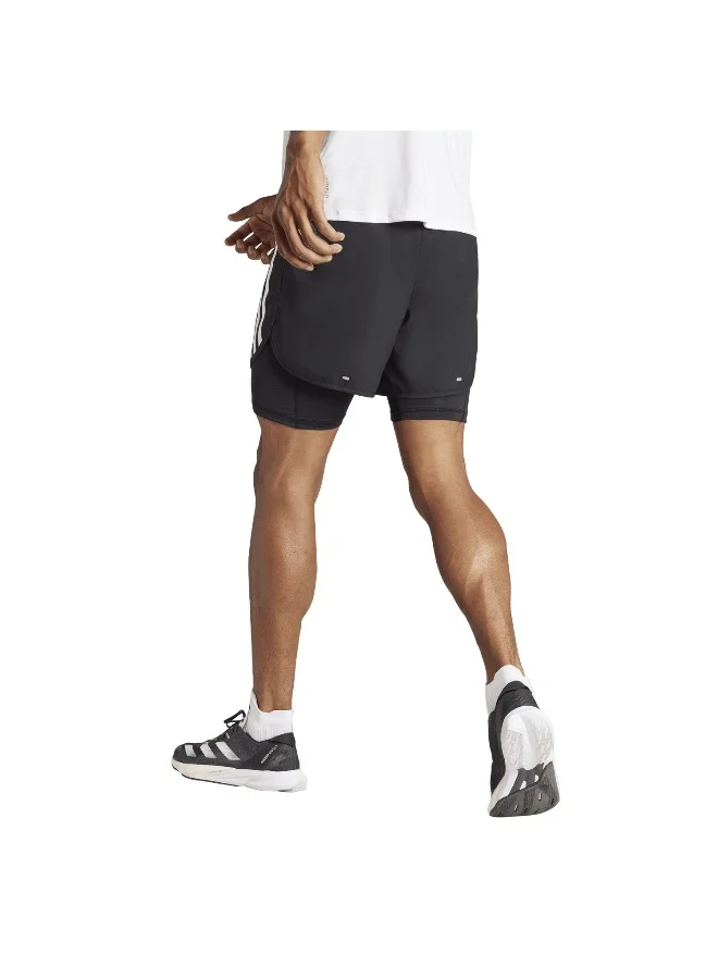 Adidas Otr E 3S 2In1 S Black Running Shorts For Men Xs