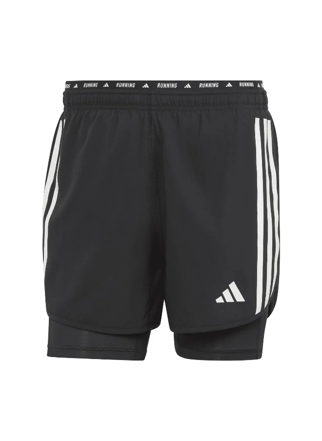 Adidas Adidas Otr E 3S 2In1 S Black Running Shorts For Men Xs