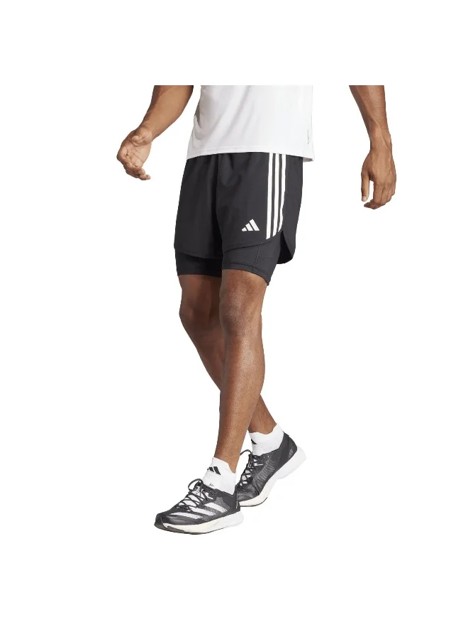 Adidas Otr E 3S 2In1 S Black Running Shorts For Men Xs