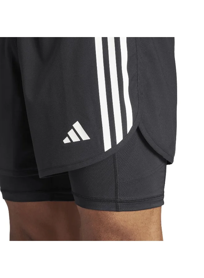 Adidas Otr E 3S 2In1 S Black Running Shorts For Men Xs
