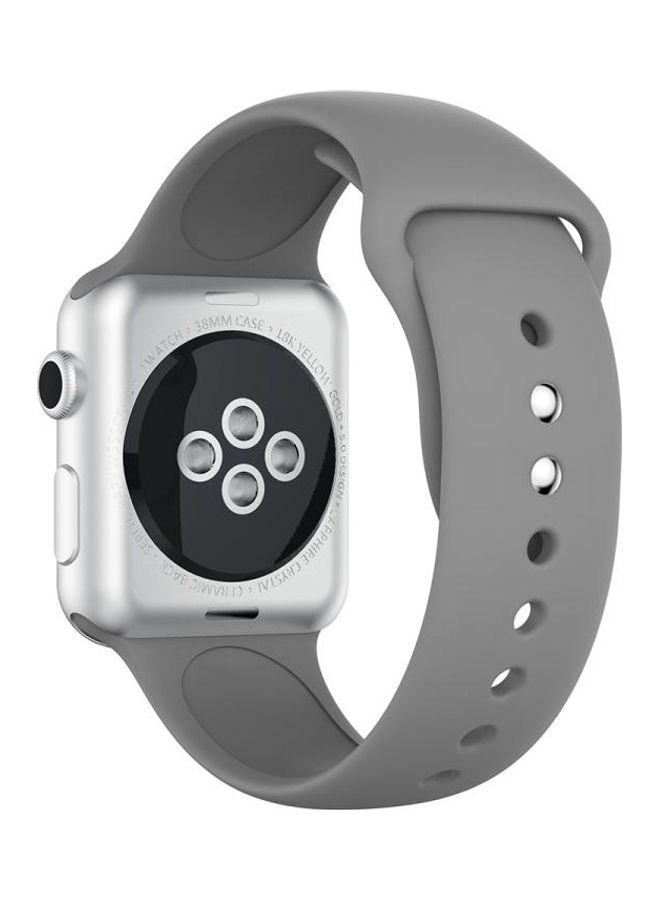 BGM Replacement Band for Apple Watch Series 1/2/3 38mm Grey - Image 2