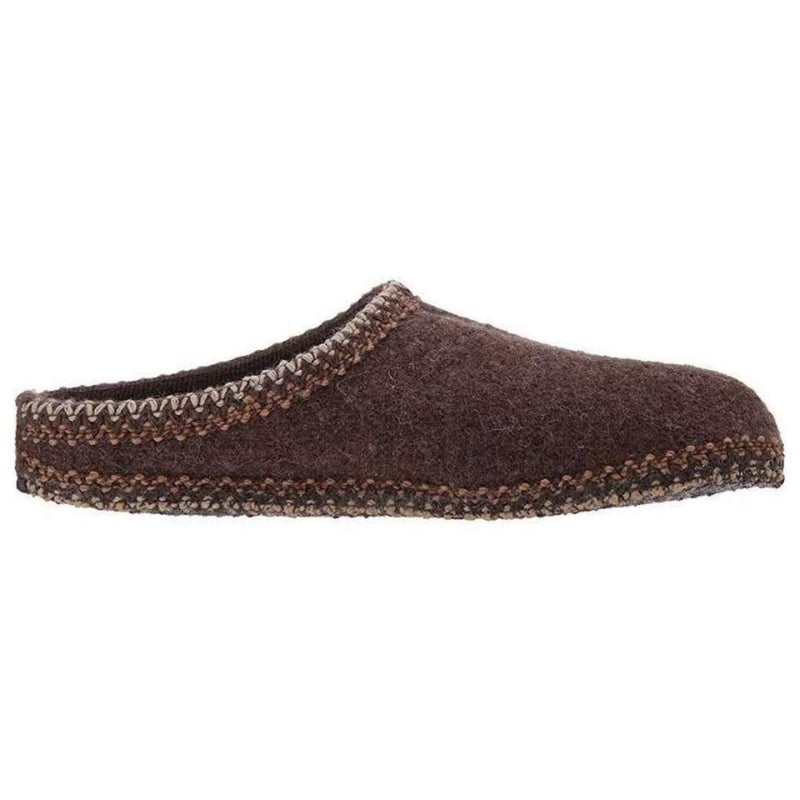 HAFLINGER Alaska AS Unisex Classic Slippers, Smokey Brown, 40EU - Image 2