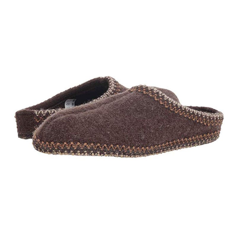 HAFLINGER Alaska AS Unisex Classic Slippers, Smokey Brown, 40EU - Image 3