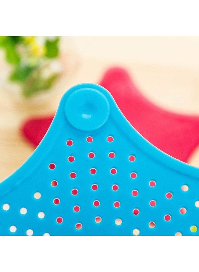 FahionswanAE Creative 5-Pointed Star Sink Anti-Clogging Floor Drain Sewer Filter Starfish Star Silicone Floor Drain - Image 5