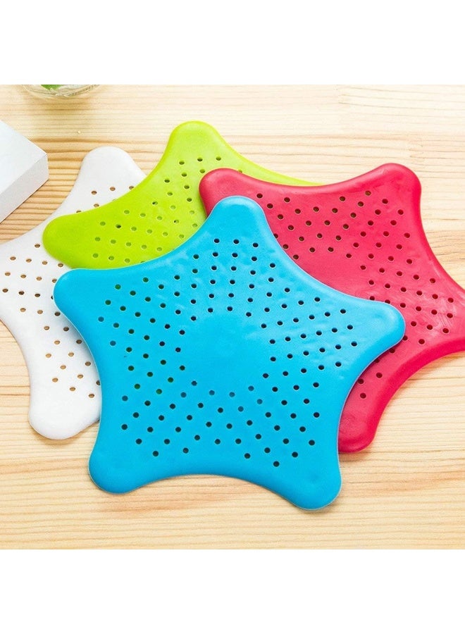 FahionswanAE Creative 5-Pointed Star Sink Anti-Clogging Floor Drain Sewer Filter Starfish Star Silicone Floor Drain - Image 3