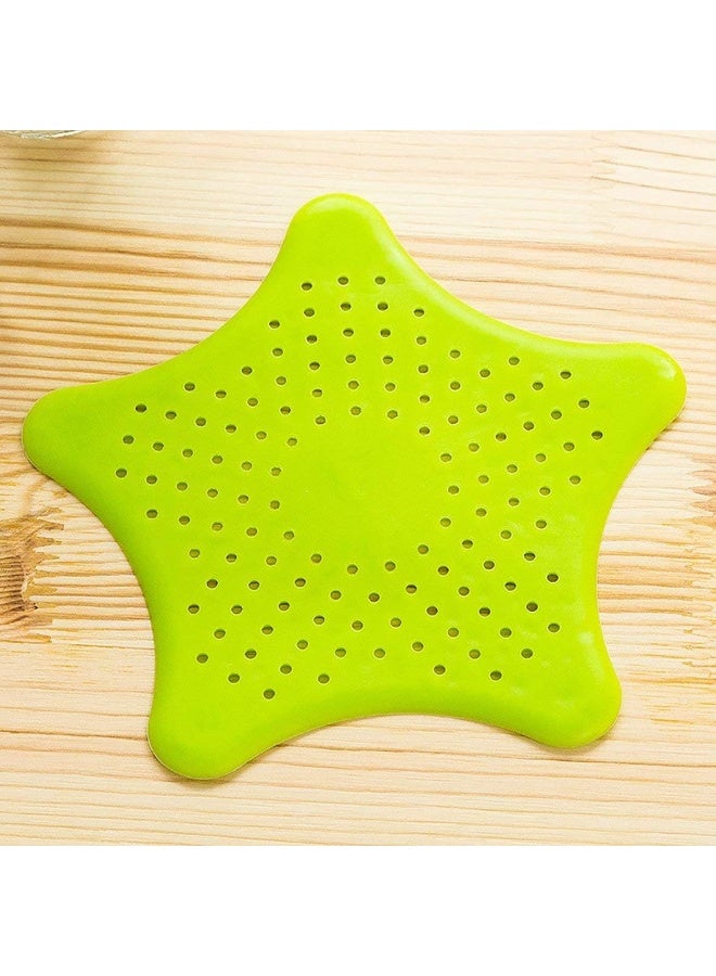 FahionswanAE Creative 5-Pointed Star Sink Anti-Clogging Floor Drain Sewer Filter Starfish Star Silicone Floor Drain - Image 1