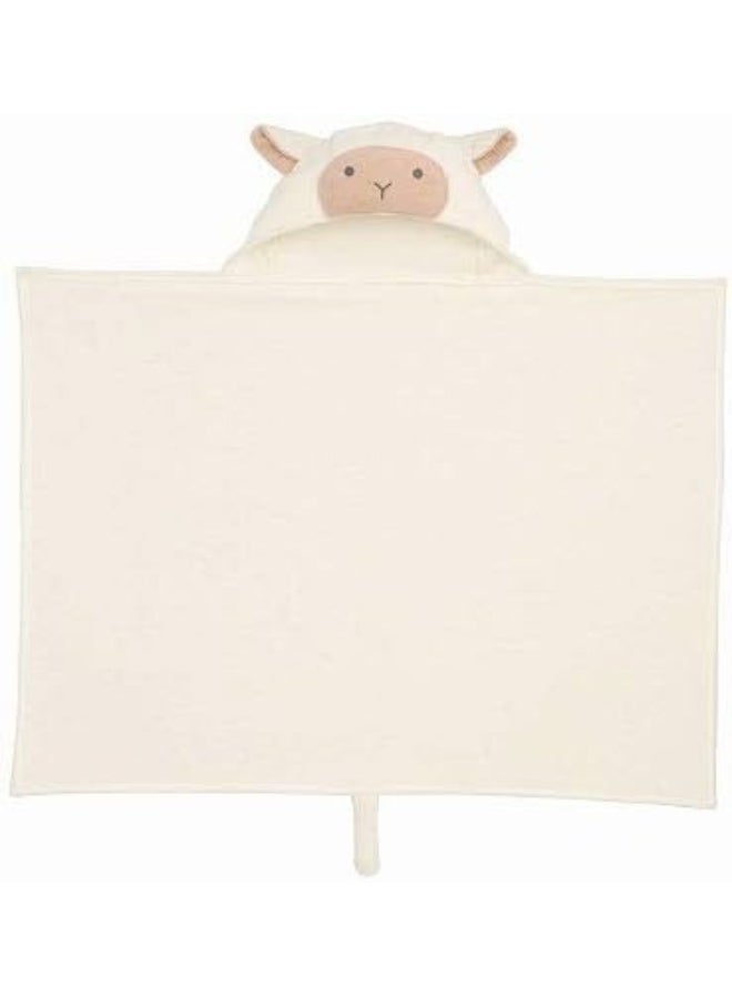 Elegant Baby 100 Cotton Bath Wrap, One Size, Lambie - Image 2