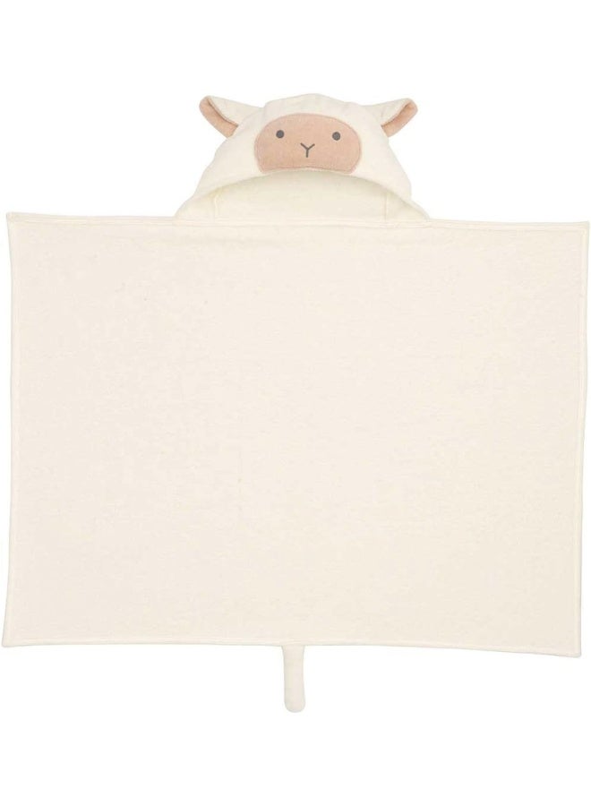 Elegant Baby 100 Cotton Bath Wrap, One Size, Lambie - Image 4