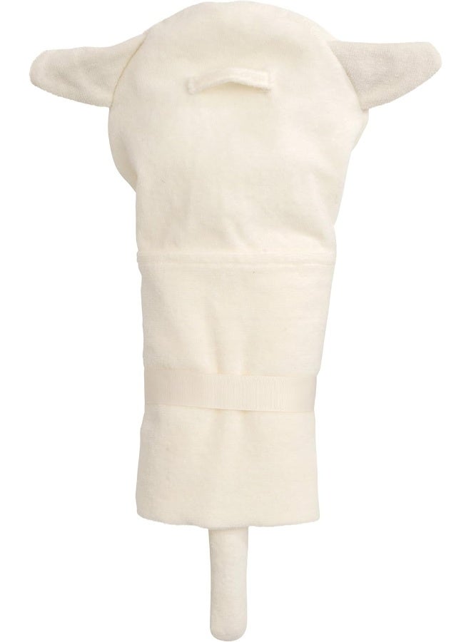 Elegant Baby 100 Cotton Bath Wrap, One Size, Lambie - Image 5
