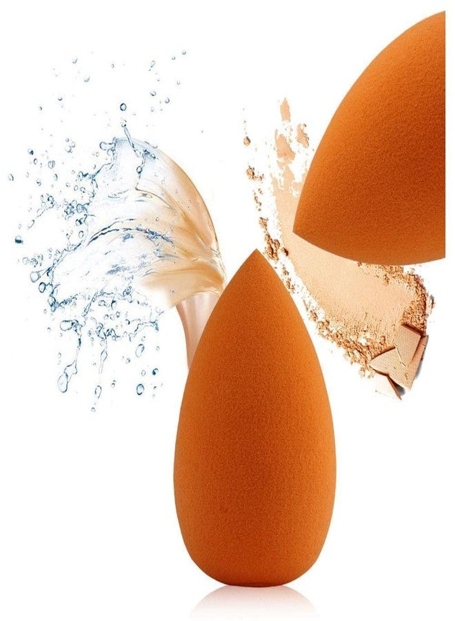 FYORR Professional Perfect Makeup Foundation Blender Oval & Pear Shape Puff Blending Sponge (Oval Pear Shape) - Image 1