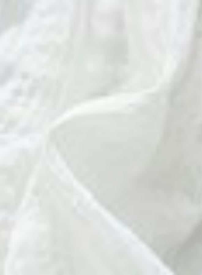 تايك تو طقم بناتي توب بحافة كشكش بنسيج بارز مع بنطال مزين بالدانتيل - Image 5