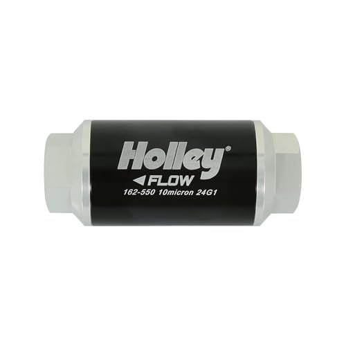 Holley 162550 100 GPH HP Billet Fuel Filter - Image 1