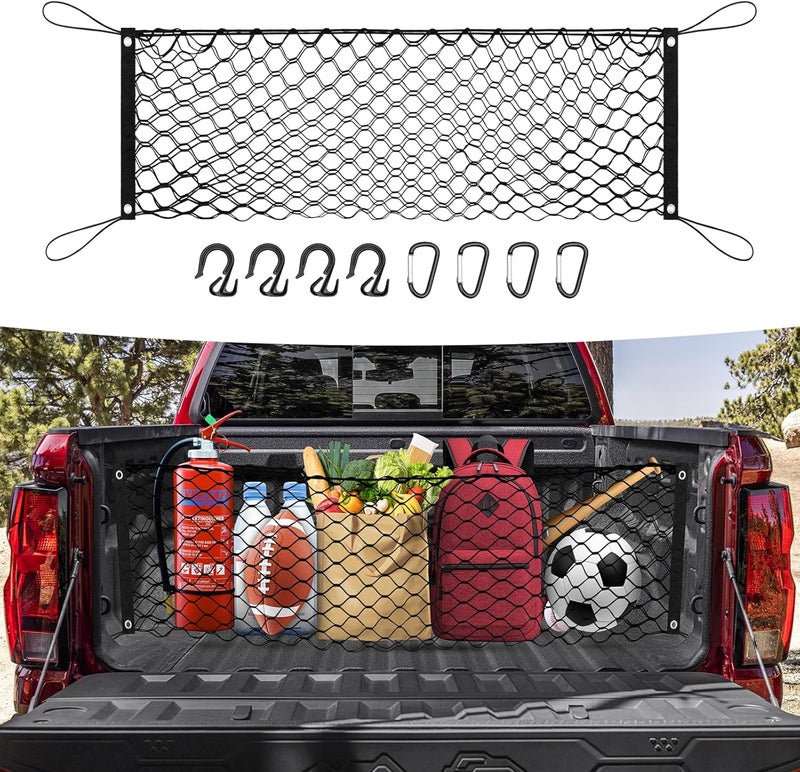 Canvcle Trunk Cargo Net for Chevy Colorado & GMC Canyon - Image 1