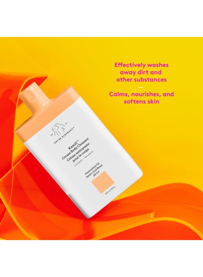 Drunk Elephant Drunk Elephant Kamili Cream Body Cleanser - 240 ml/8 fl oz - Sulfate-Free Body Wash - Clean Clinical Skincare - Cruelty-Free - Free of Essential Oils, Silicones, and SLS - Image 3