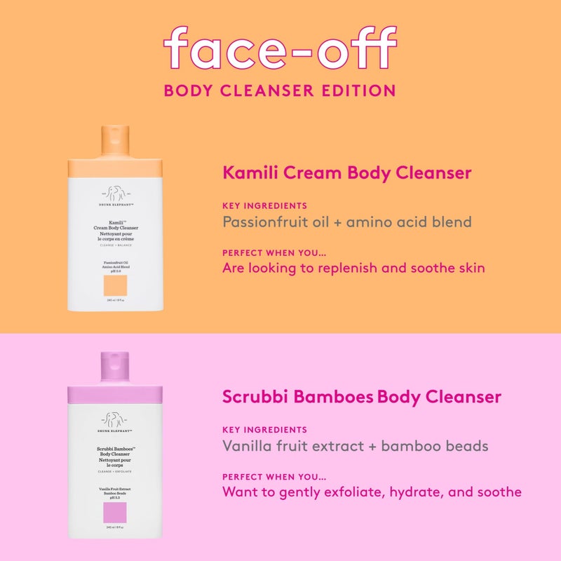 Drunk Elephant Kamili Cream Body Cleanser - 240 ml/8 fl oz - Sulfate-Free Body Wash - Clean Clinical Skincare - Cruelty-Free - Free of Essential Oils, Silicones, and SLS - Image 5