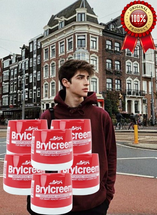 Brylcreem 6 Pieces Brylcreem Moisturizing Hairdressing 210ML - Image 1