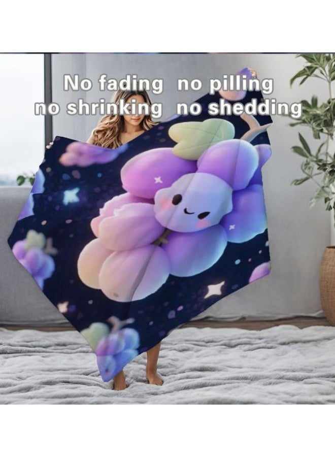 عام بطانية رقيقة من الفانيلا الكرتونية للأطفال والرضع (دافئة ومريحة، ومناسبة للنوم والألعاب) 70 سم * 100 سم - Image 4