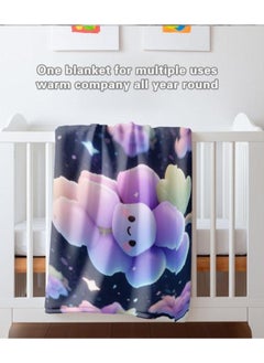 General Baby and children's cartoon flannel thin blanket (warm and comfortable, suitable for sleep, game use) 70cm*100cm  - Image 3