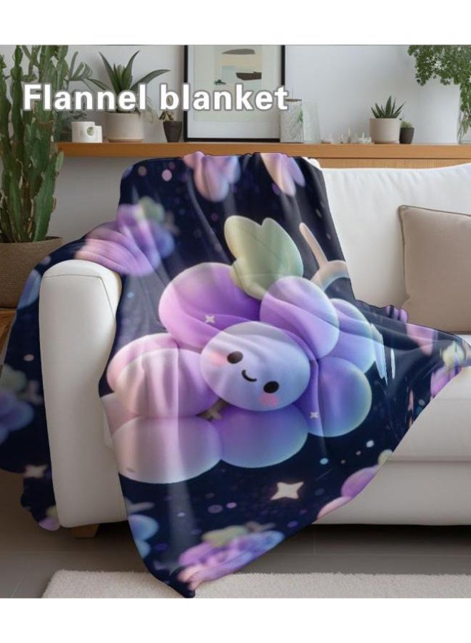 عام بطانية رقيقة من الفانيلا الكرتونية للأطفال والرضع (دافئة ومريحة، ومناسبة للنوم والألعاب) 70 سم * 100 سم - Image 5