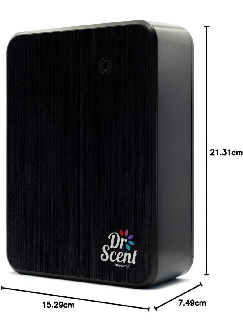 Dr Scent Smart Scent Essential Oil Diffuser Machine – Cold Air Nano Technology,Fragrance Diffuser for Home, Office & Small Spaces – Silent Mode, 200ml Capacity (Black) - Image 3