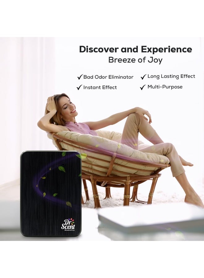 Dr Scent Smart Scent Essential Oil Diffuser Machine – Cold Air Nano Technology,Fragrance Diffuser for Home, Office & Small Spaces – Silent Mode, 200ml Capacity (Black) - Image 5