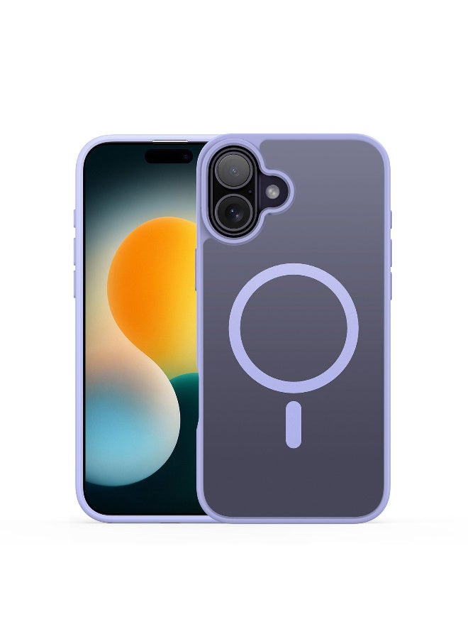 DUX DUCIS Yind Series Cover for the iPhone 17 mobile phone a slim, TPU Hybrid PC MagSafe  cover made of TPU, polycarbonate silicone - Light Purple - Image 1