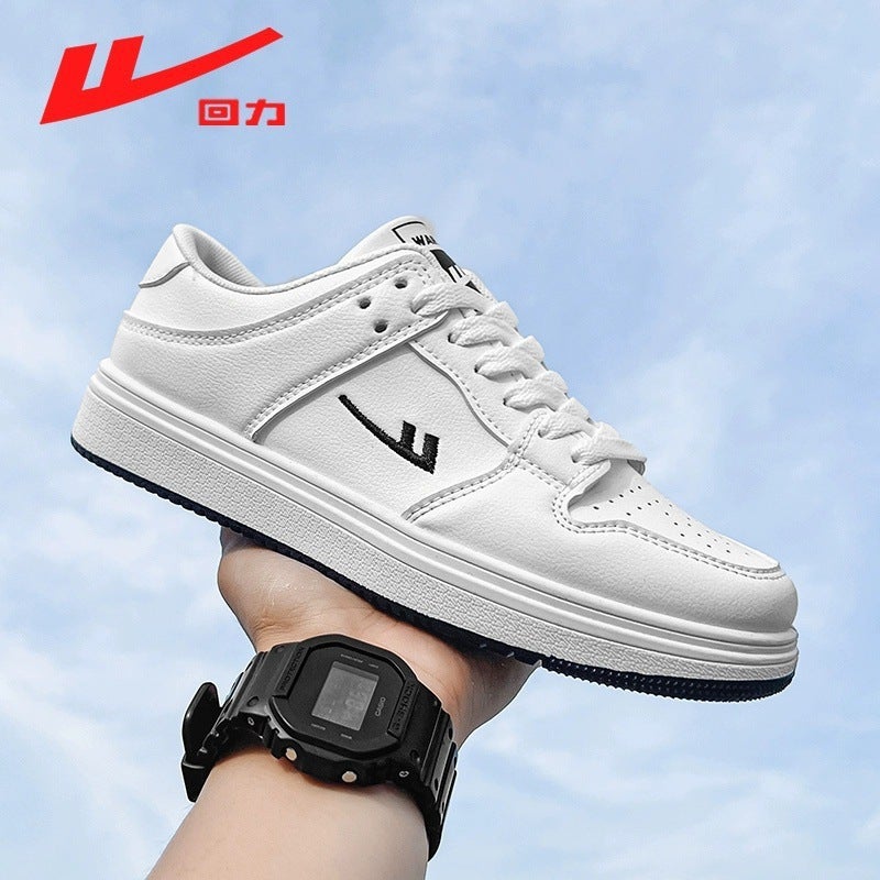Warrior Men''s Shoes 2026 Spring and Autumn New Black Dirt-Resistant Waterproof Middle School Student Sports Shoes Women''s White Sneakers Couple''s Skate Shoes - Image 4