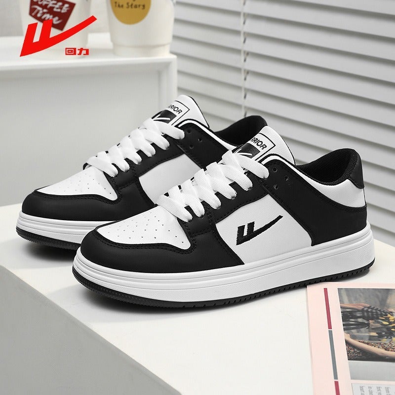 Warrior Men''s Shoes 2026 Spring and Autumn New Black Dirt-Resistant Waterproof Middle School Student Sports Shoes Women''s White Sneakers Couple''s Skate Shoes - Image 5