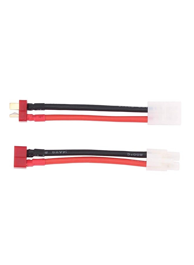 OliYin 3pairs Compatible with Big Tamiya to T Plug T-Plug Male Female 14awg 3.93inch Soft Silicone Wire Switch Cable Connector(Pack of 3) - Image 3