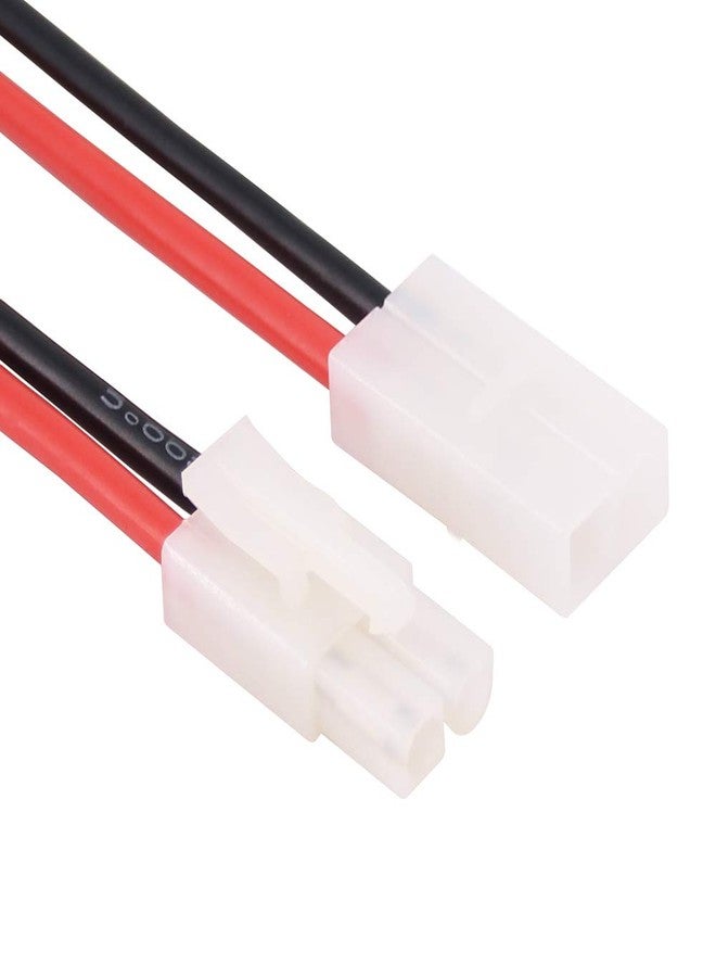 OliYin 3pairs Compatible with Big Tamiya to T Plug T-Plug Male Female 14awg 3.93inch Soft Silicone Wire Switch Cable Connector(Pack of 3) - Image 5