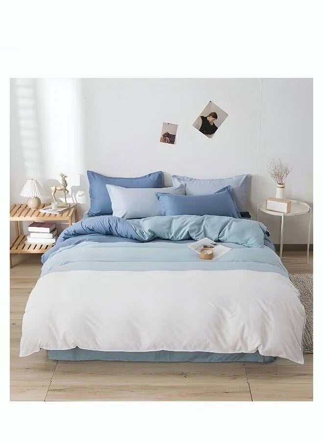 4PCS Bedding Set Skin Friendly and Simple Cotton Material Including Sheets Duvet Cover and 2 Pillows - pzsku/Z63EEF69948AE9A4B319BZ/45/_/1710481518/d84772d7-d340-4484-91c3-cb81d3a355a4