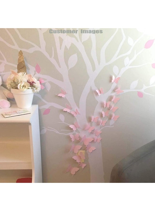 Trubetter 24pcs 3D Pink Butterfly Wall Stickers - Image 4