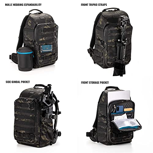 Tenba Axis v2 20L Camera Backpack for DSLR and Mirrorless Cameras and Lenses Plus a 14-inch Laptop – Multicam Black (637-755) - Image 5