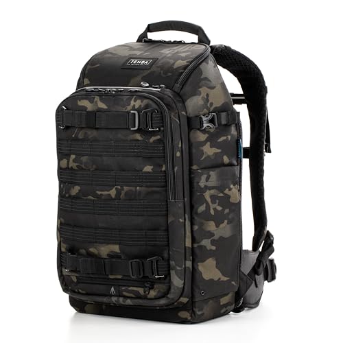 Tenba Axis v2 20L Camera Backpack for DSLR and Mirrorless Cameras and Lenses Plus a 14-inch Laptop – Multicam Black (637-755) - Image 1