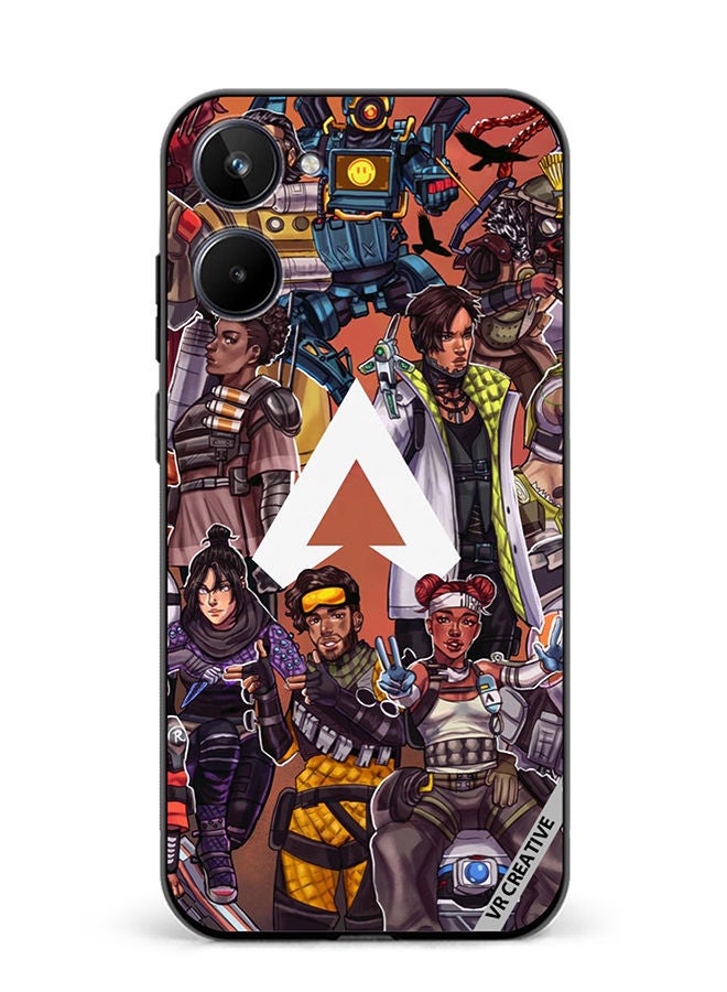 VR CREATIVE Protective Case Cover For Realme 10 Apex Legends Whole Team Design Multicolour - Image 1