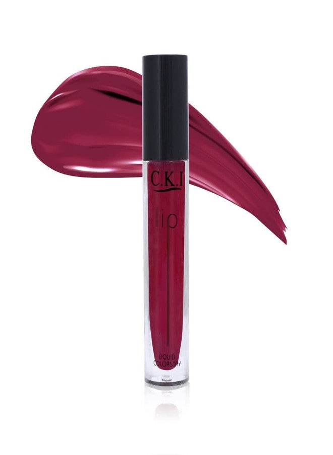 C.K.I Matte to Last Liquid Lipstick, Matte Finish, 4ml - Regal Ruby 708 - Image 2