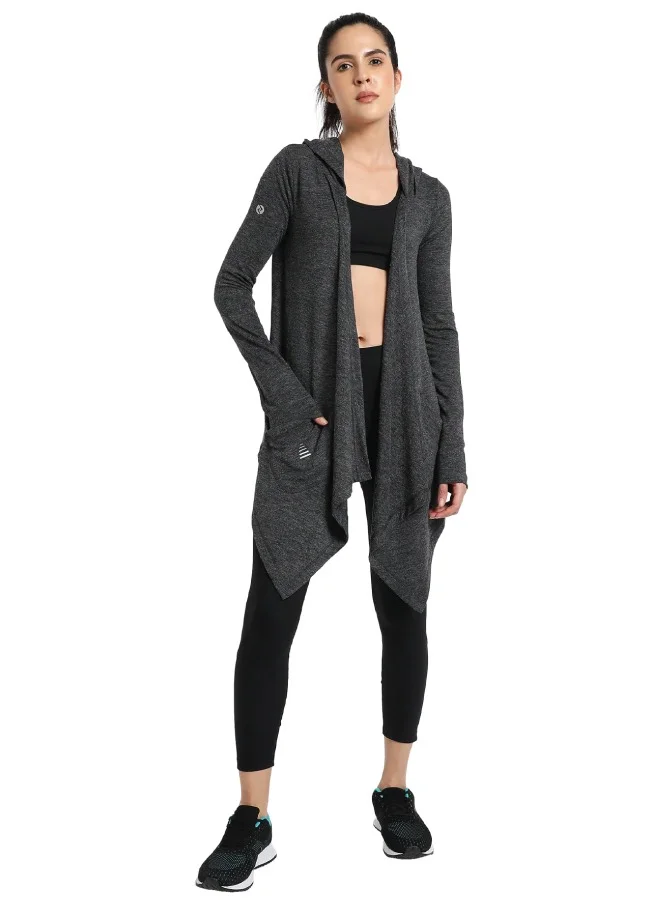 زيسي Women's  Long Hooded Shrug