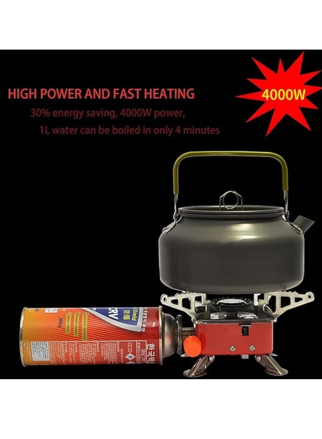 Spaceshoop Portable Stove Outdoor Mini Portable Foldable Square Stove Camping Picnic Long Gas Tank Stove Picnic Cooker Self-Driving Fishing Stove Multicolor - Image 2