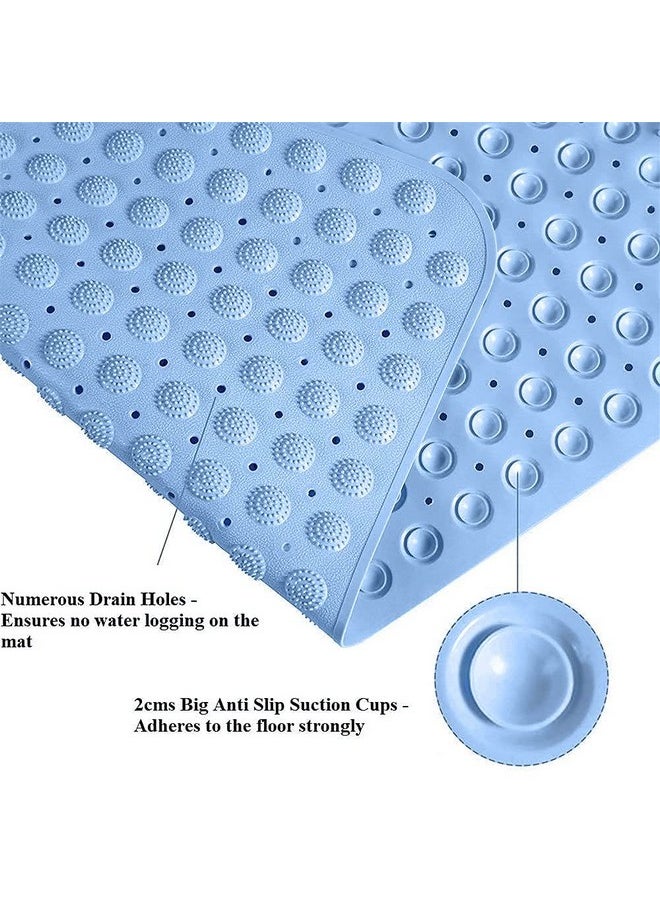 Lifekrafts Anti-Slip Shower Mat For Bathroom Floor Blue, 80X120 Cm (Accu-Pebble)| Bathroom Shower Mat |Anti-Skid Mat For Bathroom Floor  - Image 3