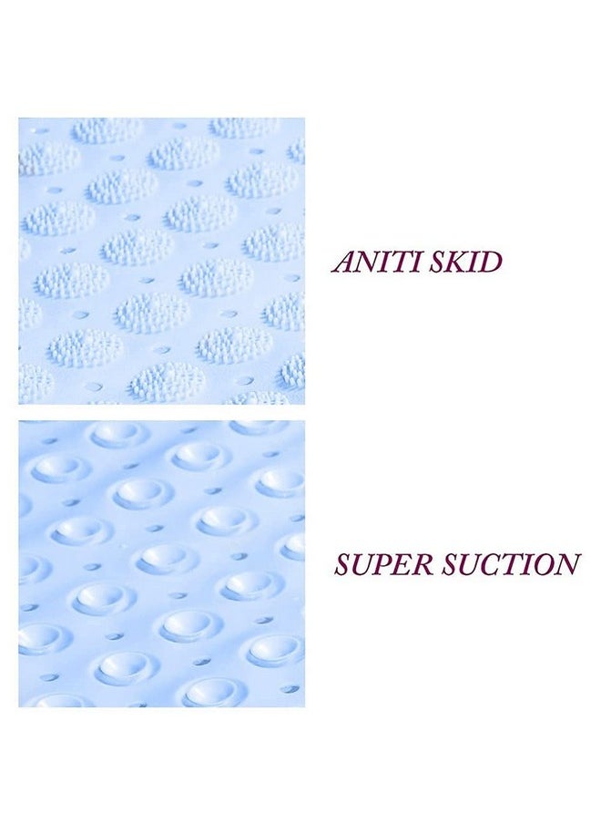 Lifekrafts Anti-Slip Shower Mat For Bathroom Floor Blue, 80X120 Cm (Accu-Pebble)| Bathroom Shower Mat |Anti-Skid Mat For Bathroom Floor  - Image 5