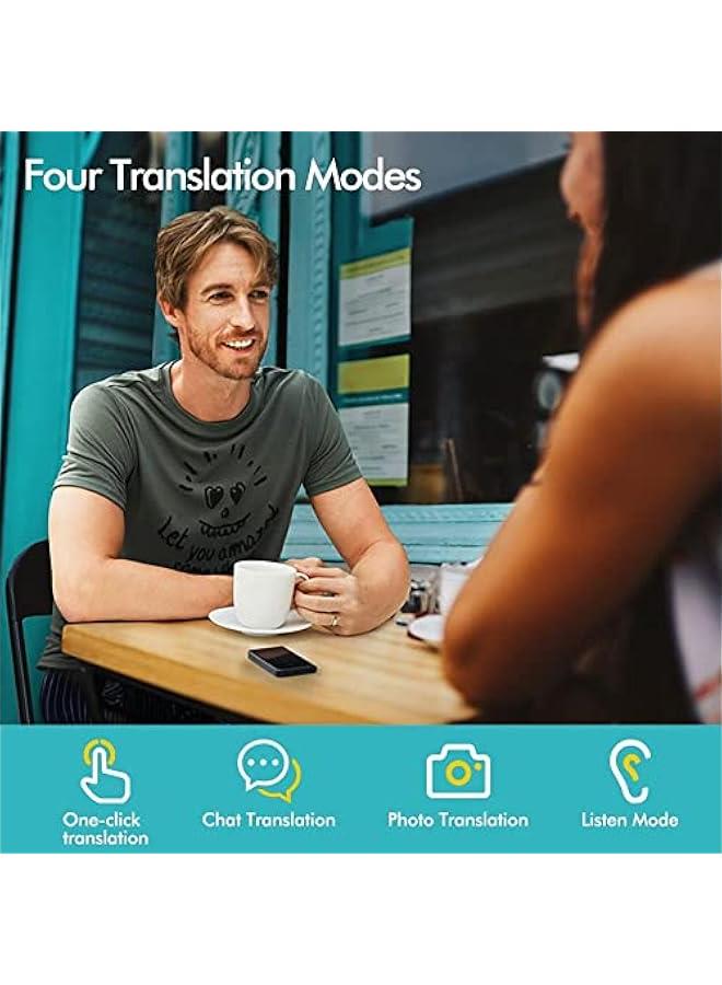 تايم كاتل مترجم لغة فلوينتوك T1 يدعم 40 لغة وترجمة صور، جهاز ترجمة فوري لا يحتاج إلى واي فاي، مع بيانات جوال عالمية لمدة عامين للسفر، مع شاشة HD مقاس 4 انش من تايم كيتل - Image 5