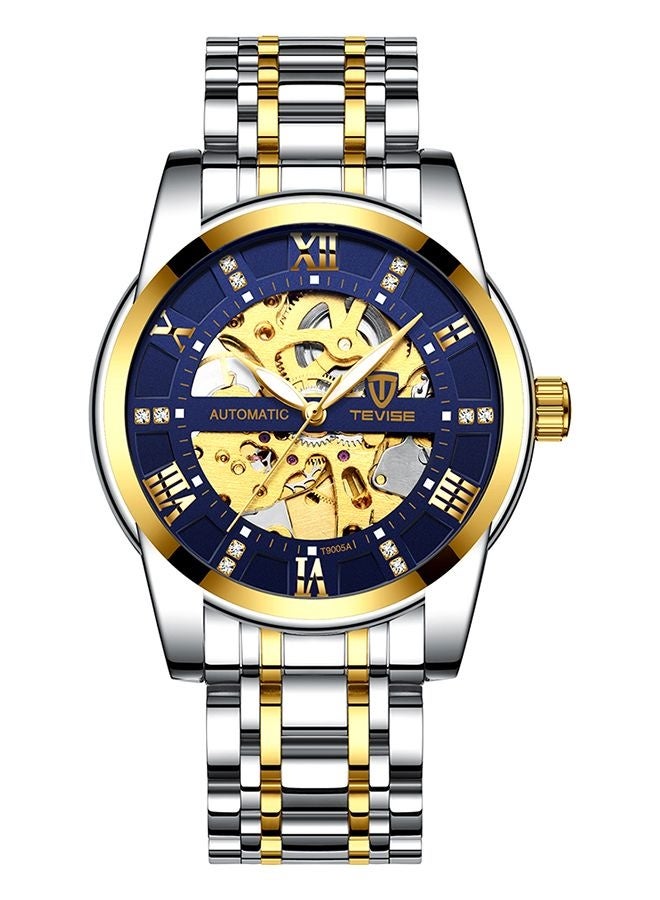 Men's Automatic Self-Wind Stainless Steel Analog Watch J3625-3-KM