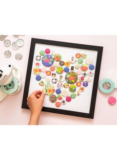We R Memory Keepers We R Memory Keepers, Button Press Refill-Large, 100 Pack, 2.25 inch, 58 mm Large Homemade Buttons, Create Custom Buttons for School Name Tags, Work Holidays, or Church Kid Activities  - Image 4