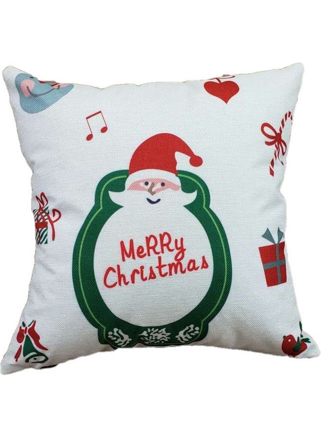 NIBEMINENT Printed Cushion Cover White/Red/Green
