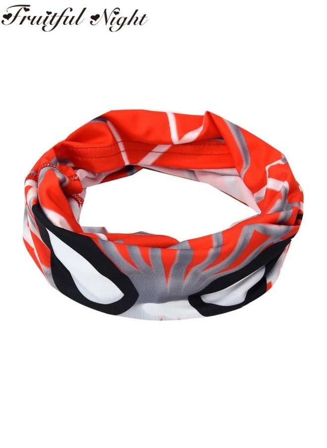 Fruitful Night - Spider-Man summer parent-child magic bandana neck scarf hundred change sunscreen face mask mask square scarf sweat absorbent breathable, adult models - Image 1